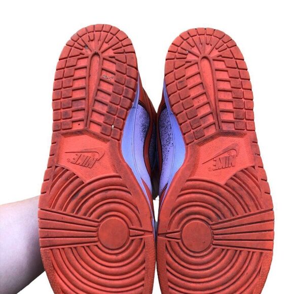 VINTAGE 2007 Nike Dunk High 1 Piece Premium Orange Size 10 - Picture 4 of 12